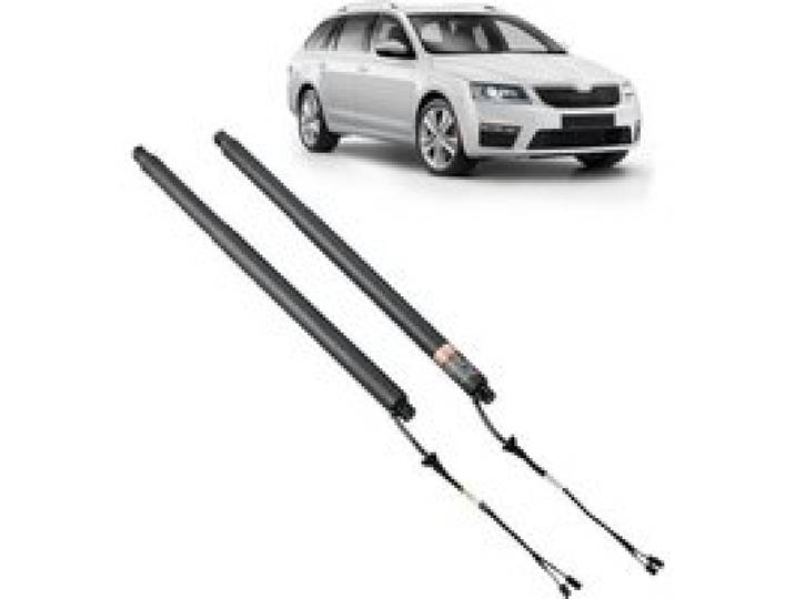 VEVOR Vérin de Hayon Gauche et Droit, Compatible avec Skoda Octavia III 2012-2020, Vérin de Coffre Électrique, Installation Facile, Pièce de Remplacement OE# 575827851 575827851A 575827851B (2PCs)