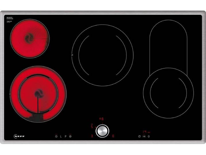 Neff N 70, Elektrokochfeld, 80 cm, Schwarz, Mit Rahmen aufliegend, T18BT16N0