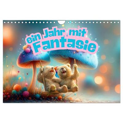 Ein Jahr mit Fantasie (Wandkalender 2027 DIN A4 quer), CALVENDO Monatskalender
