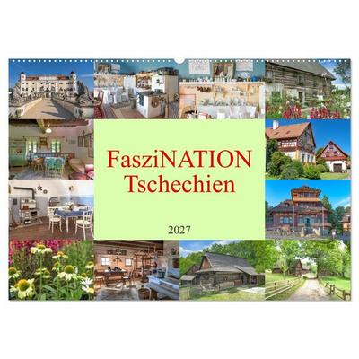 Faszination Tschechien (Wandkalender 2027 DIN A2 quer), CALVENDO Monatskalender
