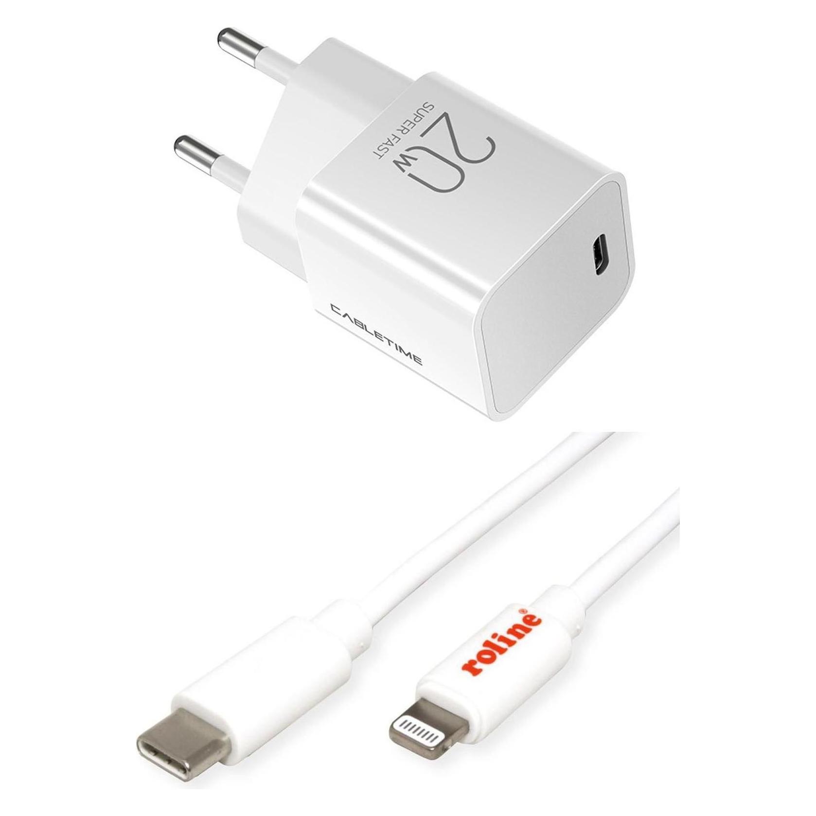Mercodan Opladerst 20W, m. Lightning (20 W, 1 Port) (580340359)