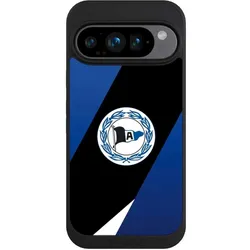 Nivocase Handyhülle für Google Pixel 9 Pro Hülle NIVOpure Case Schwarz Arminia Bielefeld DSC Offizielles (Google Pixel 9 Pro), Smartphone Hülle, Schwarz