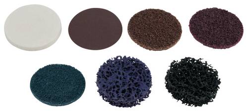 KS Tools 515.5081 Ersatz-Schleifpads, Ø50mm, Topfkratzwolle, 10er Pack