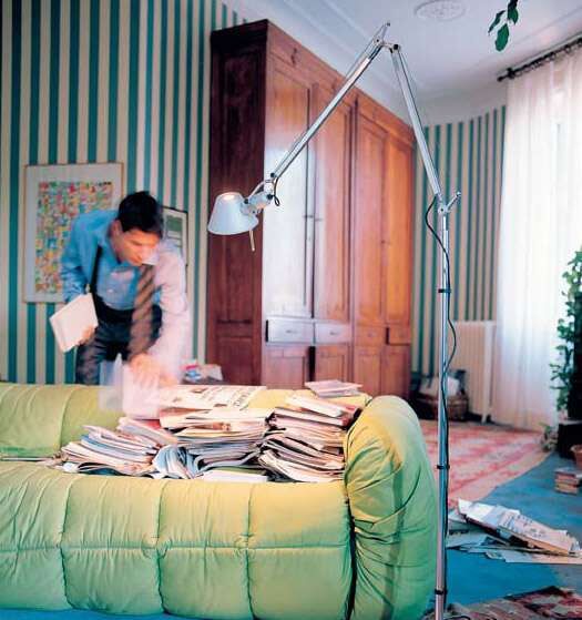 Artemide Tolomeo Stehleuchte (schwarz) schwarz