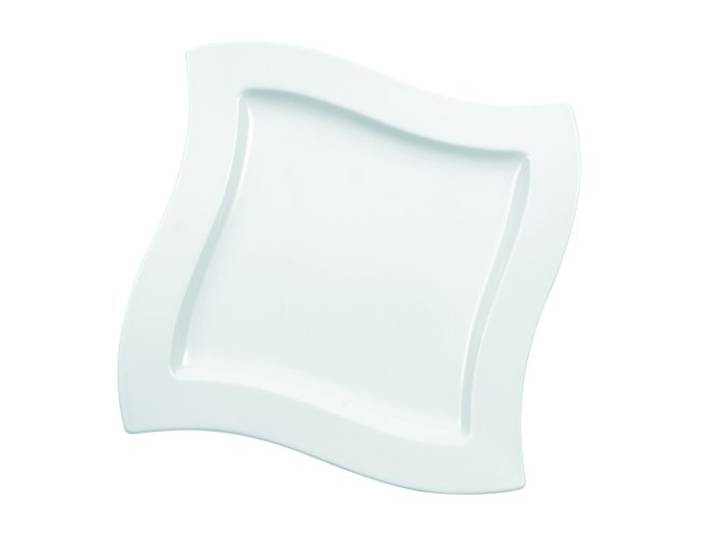 Villeroy & Boch New Wave Speiseteller, 4er Set, Premium Porzellan, Made in Germany, 26,7 cm
