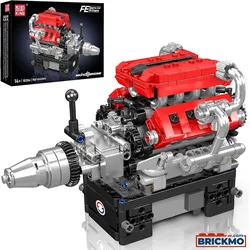 Mould King Italienischer V8-Motor 10204