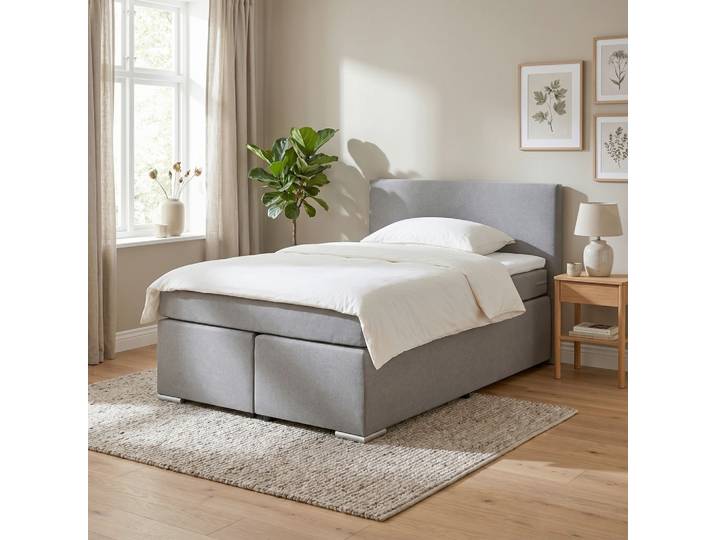 Boxspringbett Mira 2 Grau ca. 180x200cm