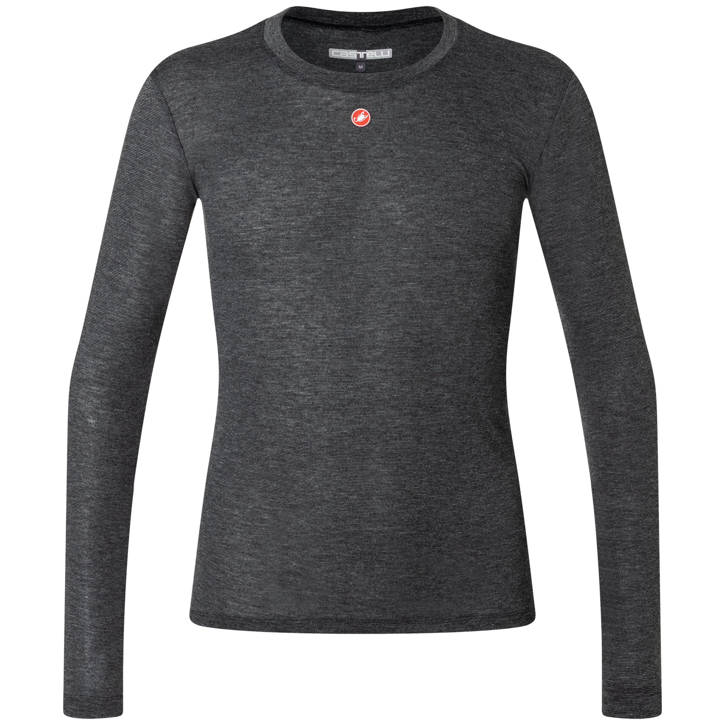 Castelli Medio Base Layer Herren Langarm Unterhemden grau Größe S Rennrad Elastisch