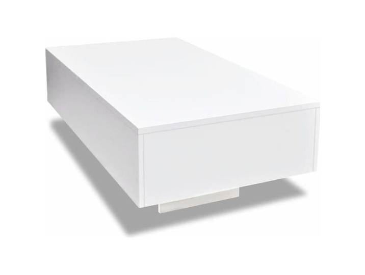 Table basse Haute brillance Blanche - Xixiyanstore - Rectangulaire - Contemporain - Design