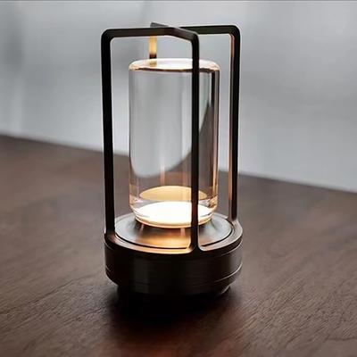 Youfap Market Crystal Touch Bedside Table Lamp, LED Night Light For Bedroom & Restaurant Decor silvery