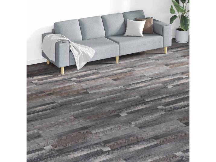 vidaXL Bodenplanken Industrielles Holz 5,26 m² 18 stk. PVC