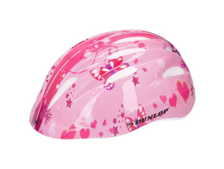 Velohelm für Kinder PINK BUTTERFLY