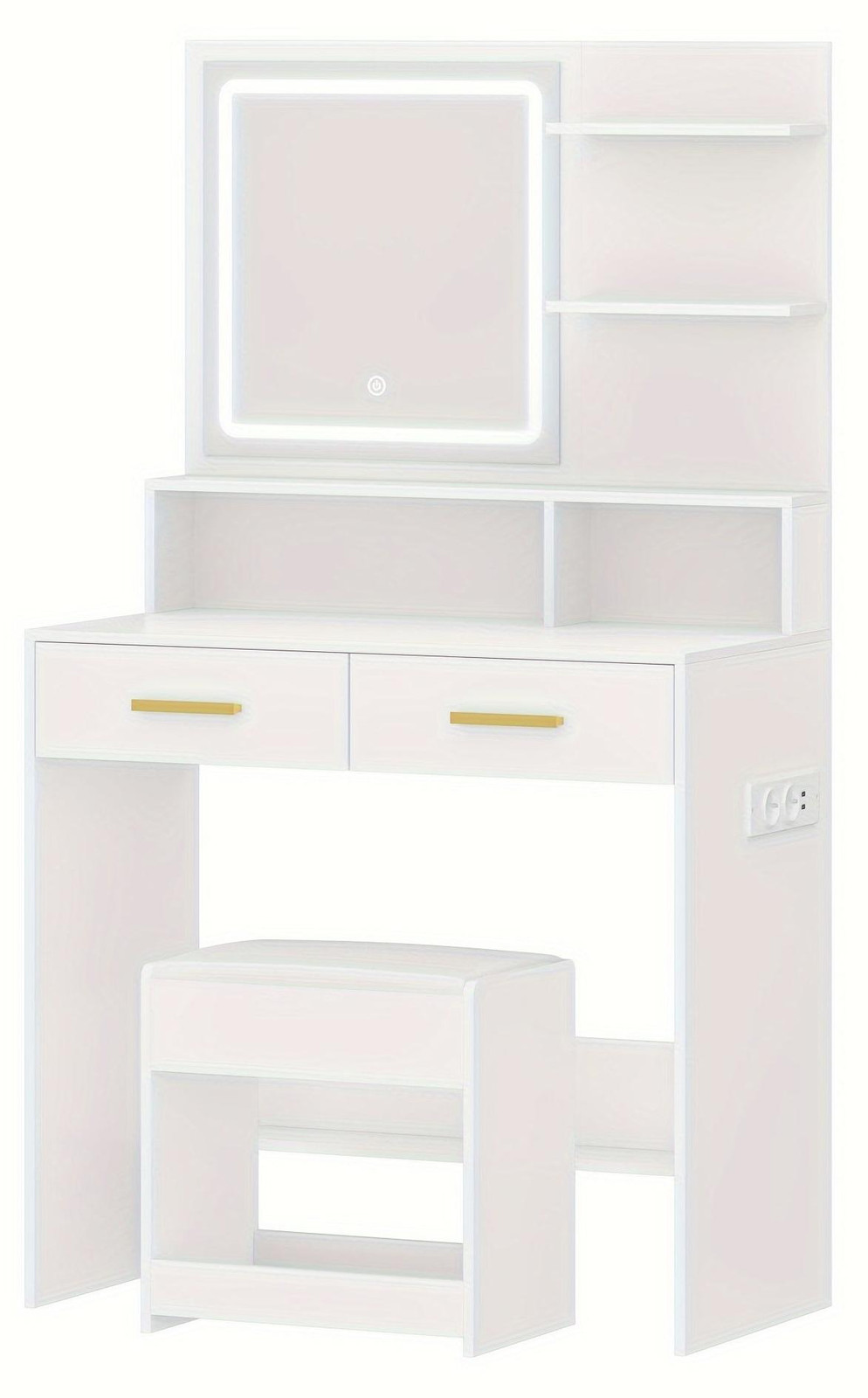 Selius Kaptafel met verstelbare LED-verlichting