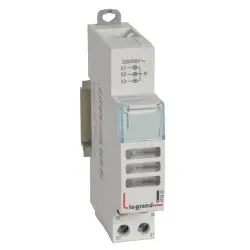 Legrand 412932 Meldeleuchten CX3, LED, 3 Phasen-Kontrolle (3x Farblos), 230/400 VAC, 1TE