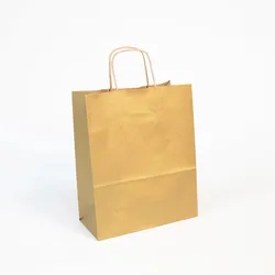 Clairefontaine 25 Geschenktaschen 220x100x290, kraft weiß, gold - Gold 395705C