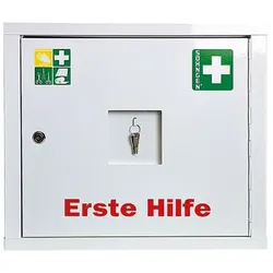 ALUDERM Verbandschrank »JUNIORSAFE weiß« ohne Füllung weiß, 49x42x20 cm