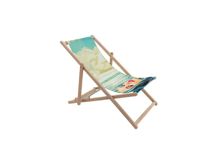 Design Liegesessel „Toiletpaper Girl in the Sea“ Multicolor Seletti