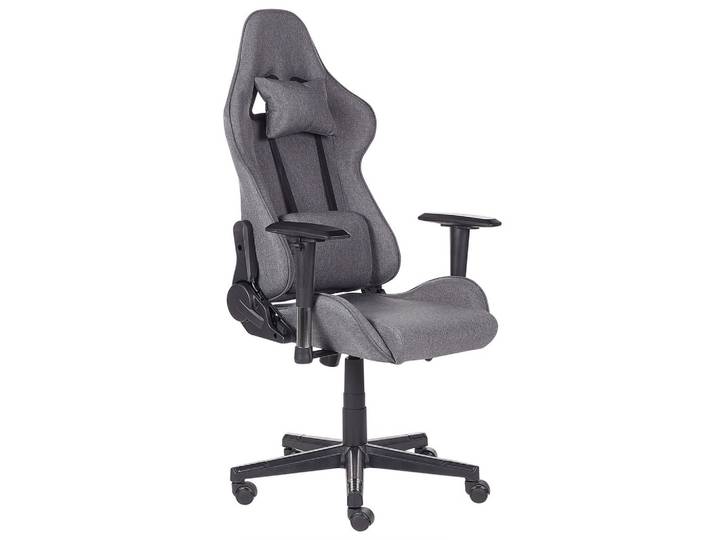 BÜROSTUHL Polyester Grau Warrior