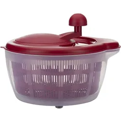 Westmark Salatschleuder Fortuna, 5 l, rutschfest, rot, 243222ER