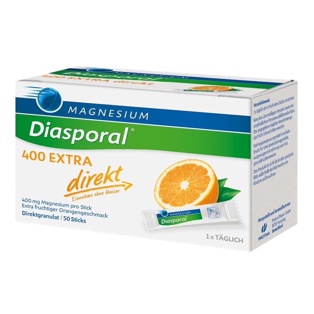 Magnesium Diasporal 400 Extra direkt Granulat 50 St