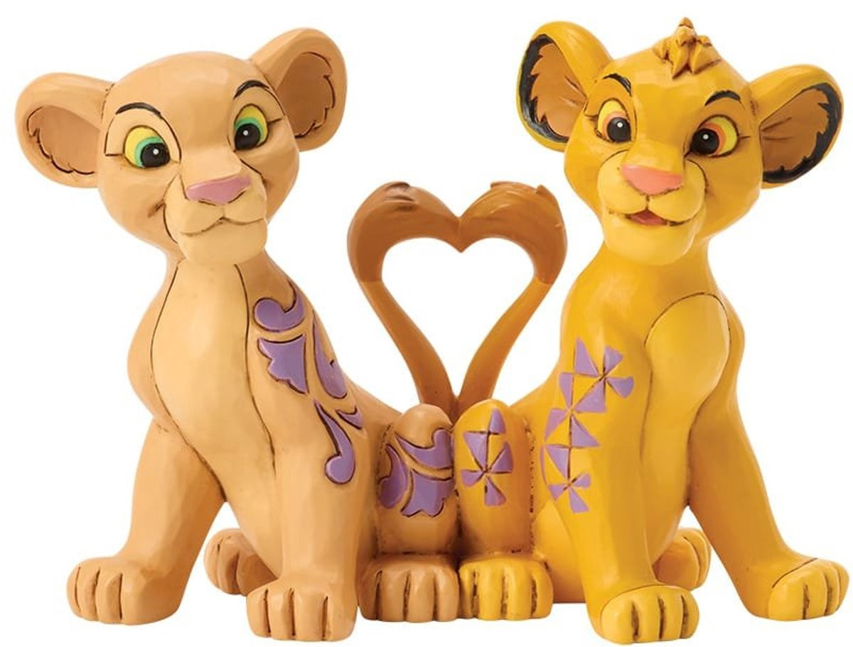 Disney Simba & Nala The Circle of Love Decoratie 8 cm