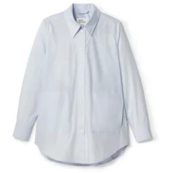 Nah/Studio Longbluse - Baumwolle - Gr. 36 - blau