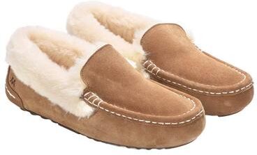 Women's Aussie Moc Slipper by Mykos in Chestnut (Size 6 M)