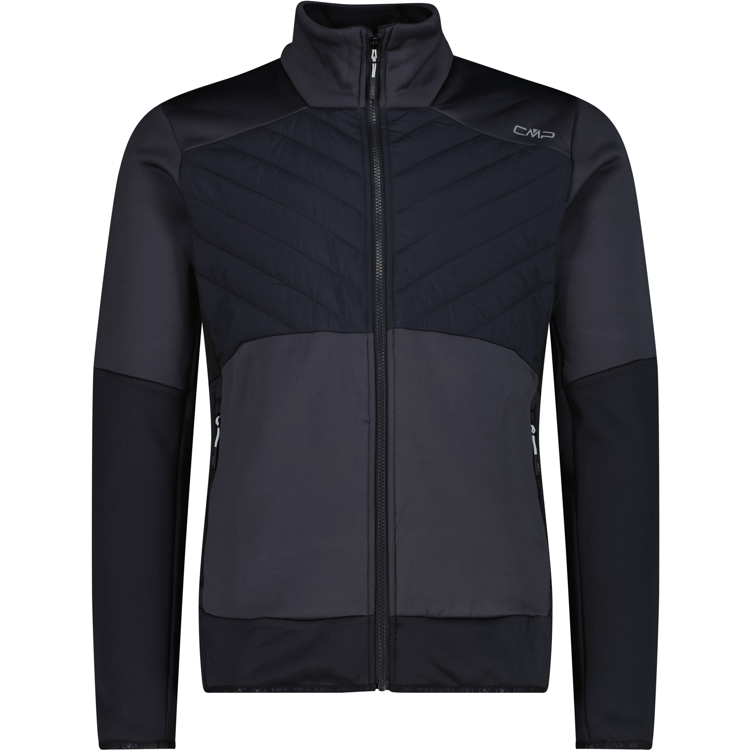 CMP Hybrid Herren Kunstfaserjacke grau Größe S Trekking Elastisch