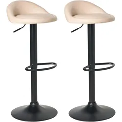 BARHOCKER 2er-Set Hellbeige Meeder