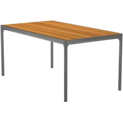 Outdoor Esstisch Four - graues Gestell 160 x 90 cm