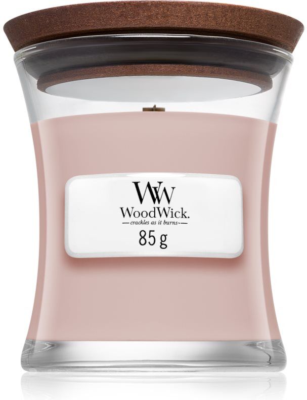 Woodwick Rosewood bougie parfumée avec mèche en bois 85 g