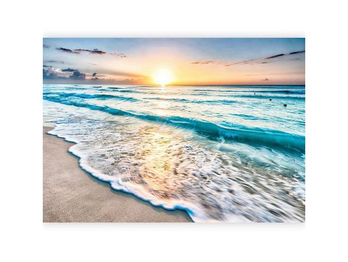 WALK ALONG THE SEASHORE Fototapete, B/H: ca. 450x315cm