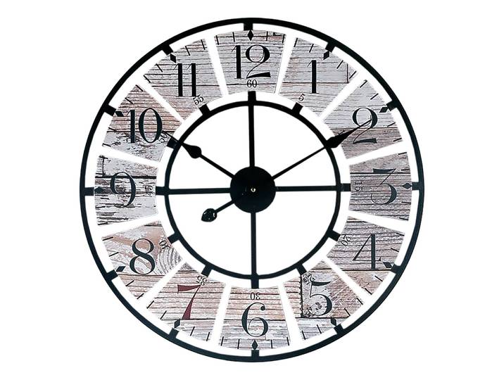 Wanduhr WT 1611 Holz-/Alugehäuse Ø 58cm Grau