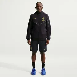 NIKE FC Chelsea London Tech Fleece Shorts Herren 426 - pitch blue/midwest gold XL