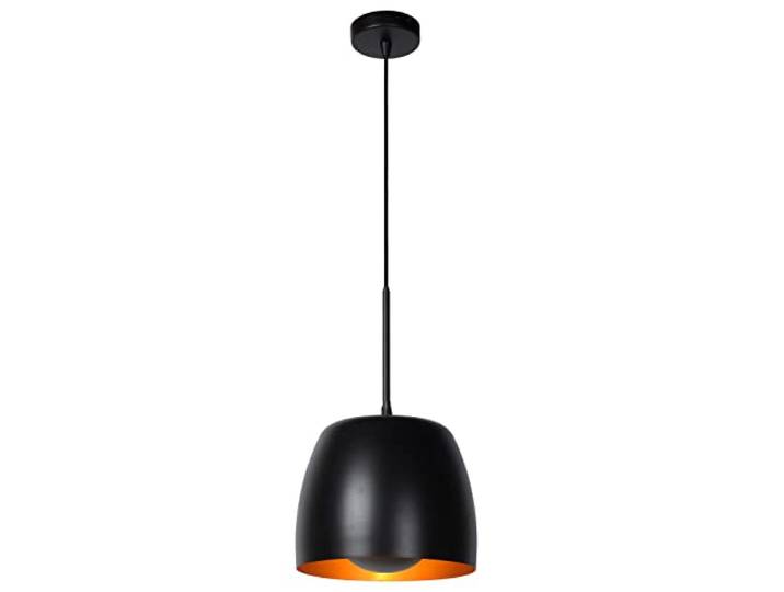 LUCIDE NOLAN - Suspension - Ø 24 cm - 1xE27 - Noir