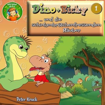 Dino + Ricky (1) und die schinkenbrötchenfressenden Räuber - Peter Kruck, Audio, 9783949074745