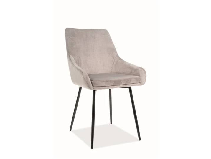 Stuhl ALBI VELVET, hellgrau