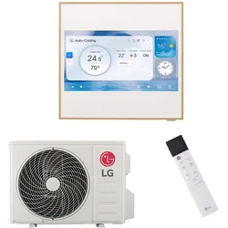 LG Klimaanlage Artcool 2 Gallery LCD Premium Wandgerät Set 2,6 kW bis 3,7 kW