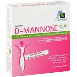D-Mannose Plus 2000mg Sticks M. Vit. U. Mineralst. 37.05 G