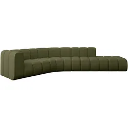 ECKSOFA modulares Sofa Tilmo-L1 - 399x194x70 cm Grün