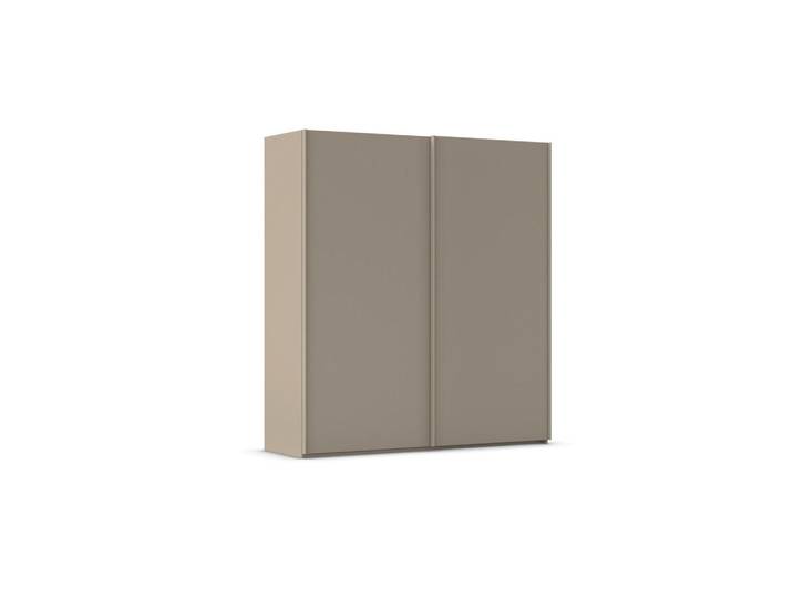 Rauch Möbel Schwebetürenschrank Taro, Fango, 7 Fächer, 201x223x69 cm, in verschiedenen Größen erhältlich, umfangreiches Zubehör Beimöbel Typenauswahl, Schlafzimmer, Kleiderschränke, Schwebetürenschränke