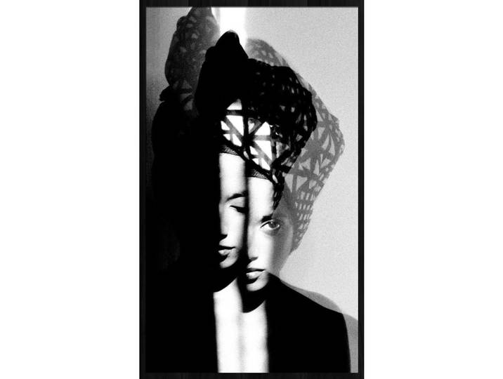 Wandkraft Bild Wandkraft Rupture, Schwarz, Weiß, Kunststoff, Frauen, 70x118x10 cm, einfache und schnelle Anbringung, Bilder & Rahmen, Bilder, Sonstige Wandbilder