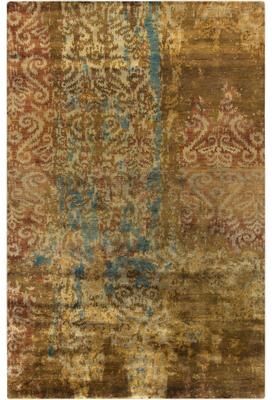 Livabliss Hand-Knotted Hugh Damask Pattern Wool Area Rug - 2' x 3' - 2' x 3'