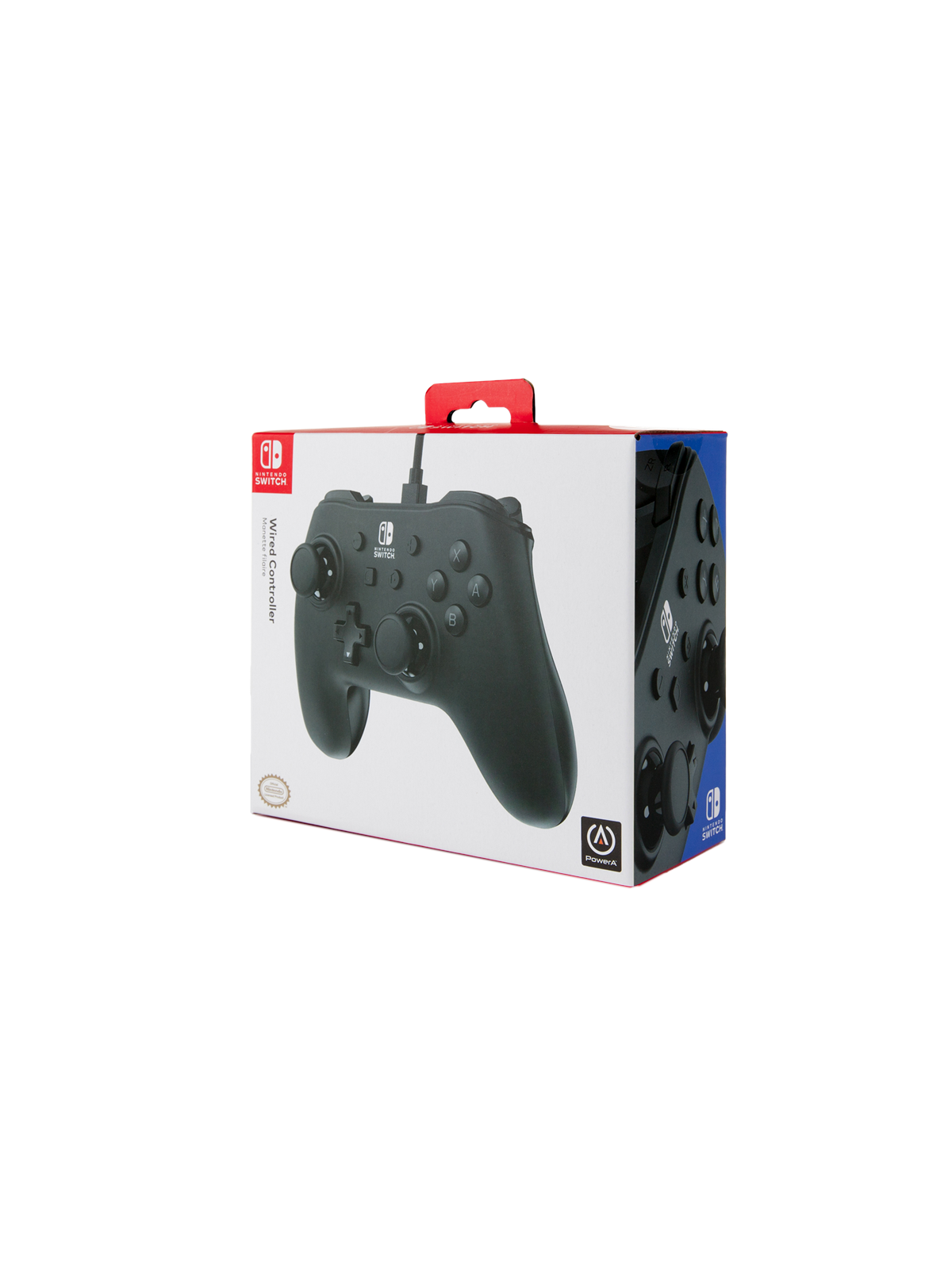 PowerA Wired Controller for Nintendo Switch - Black - Wired Controller - Nintendo Switch