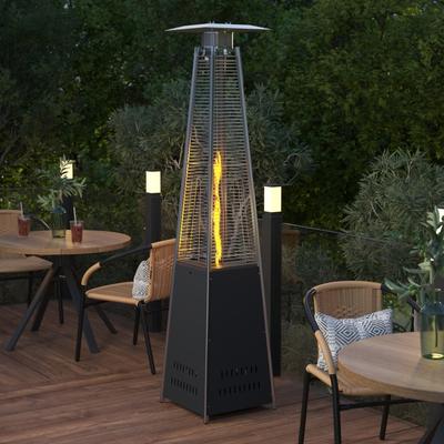 Lancaster Home Outdoor Patio Heater - 7.5 Feet Round Steel Patio Heater - 42,000 BTU's