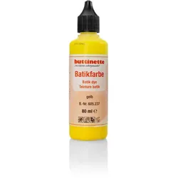 buttinette Batikfarbe in verschiedenen Farbtönen, 80 ml