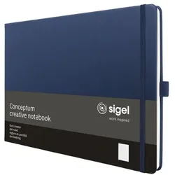 Sigel Notizbuch »Conceptum« A4 quer blau, 29.5x21.3 cm