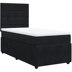 vidaXL, Boxspringbett, Erdmute (Block mit Quadraten) (90 x 190 cm)