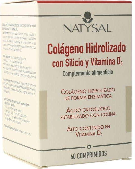 Natysal Colageno Hidrolizado con Silicio y Vitamina D3 60comp