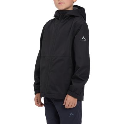 Outdoorjacke MCKINLEY "JU.-FUNKTIONS-JACKE TERANG II SHL B", Jungen, Gr. 116, schwarz (schwarz night), Web, Obermaterial: 100% Polyester, Jacken Outdoorjacke, sportlich, aus Polyester, wasserdicht, winddicht, atmungsaktiv